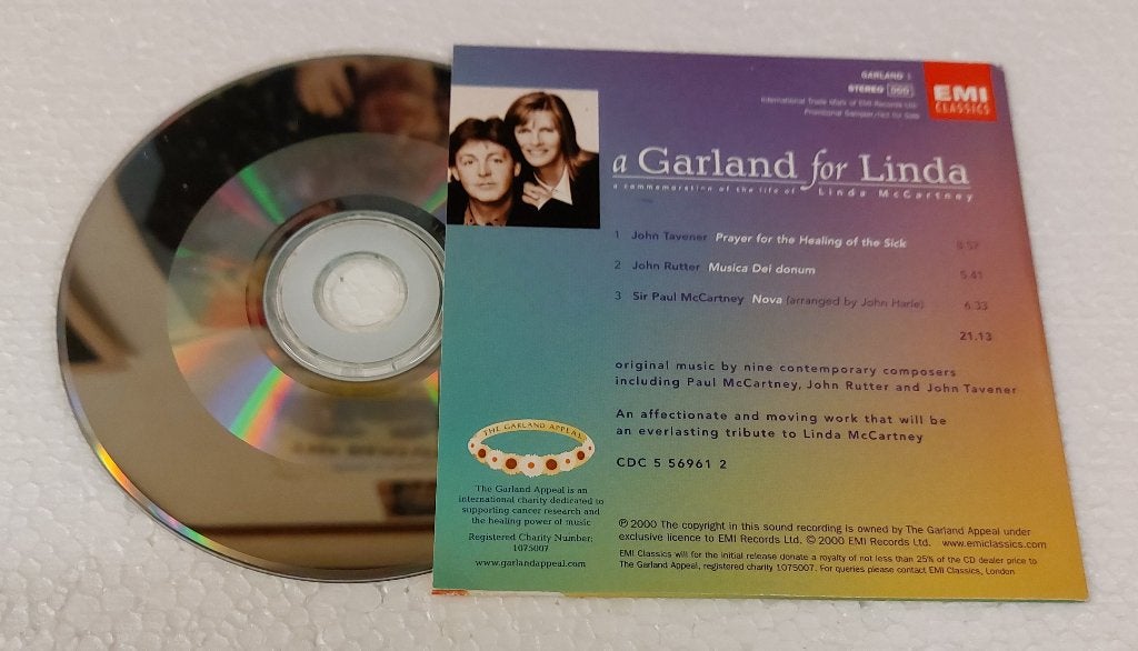 NIEUW Paul Linda McCartney Garland for PROMO CD Beatles, Verzenden, Nieuw in verpakking