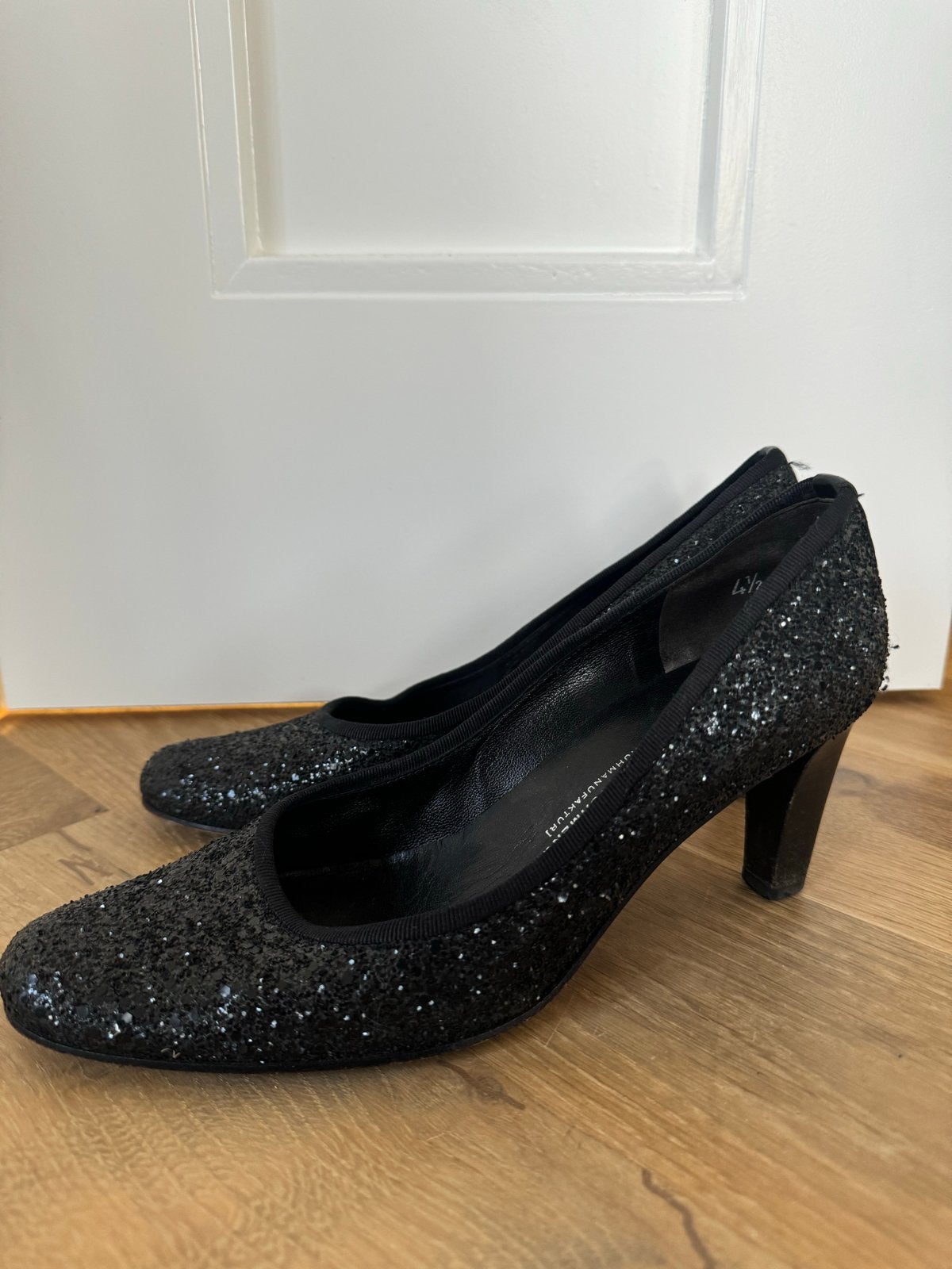 Kennel & Schmenger zwarte glitter hakken 37,5 (valt als 38), Pumps, Zwart, Ophalen of Verzenden, Zo goed als nieuw
