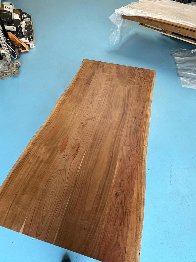 Boomstam eet tafel,Nieuw in verpakking.180- 90., Ophalen of Verzenden, Zo goed als nieuw, Rechthoekig, 50 tot 100 cm