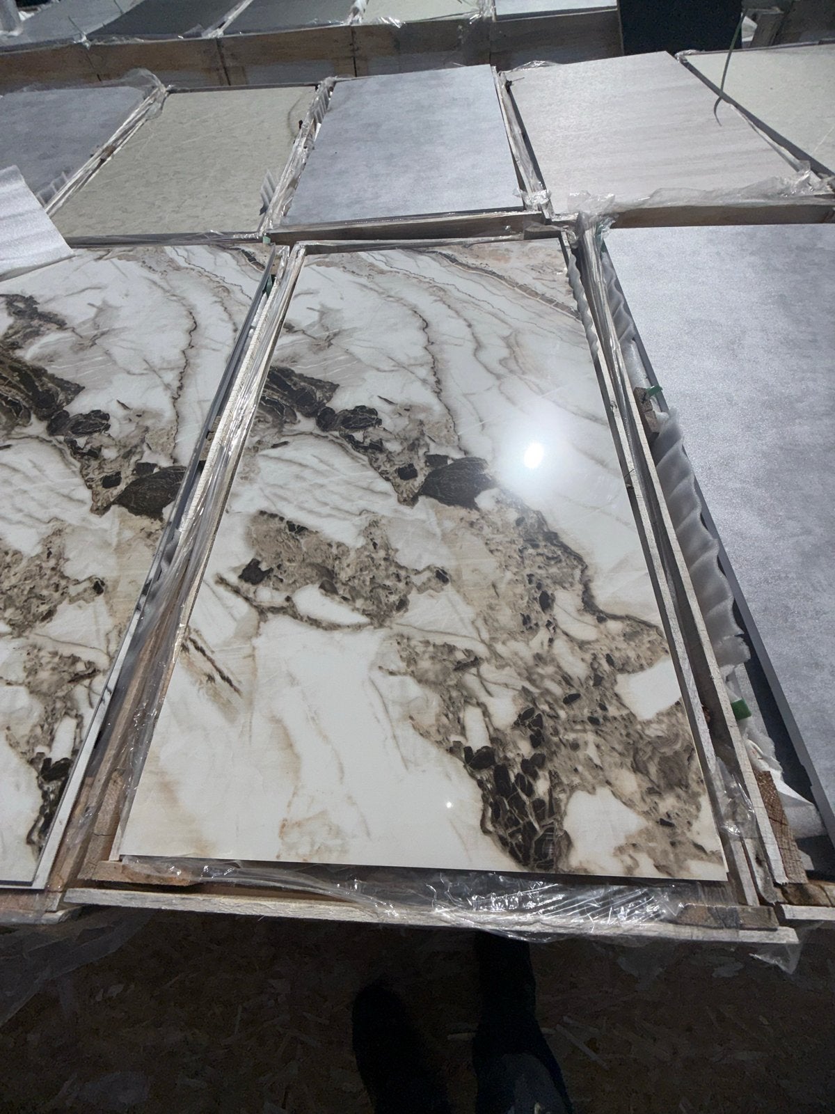 Wandpanelen marmerlook 120 x 60 cm, Ophalen, Wandtegels, Nieuw, Minder dan 5 m²