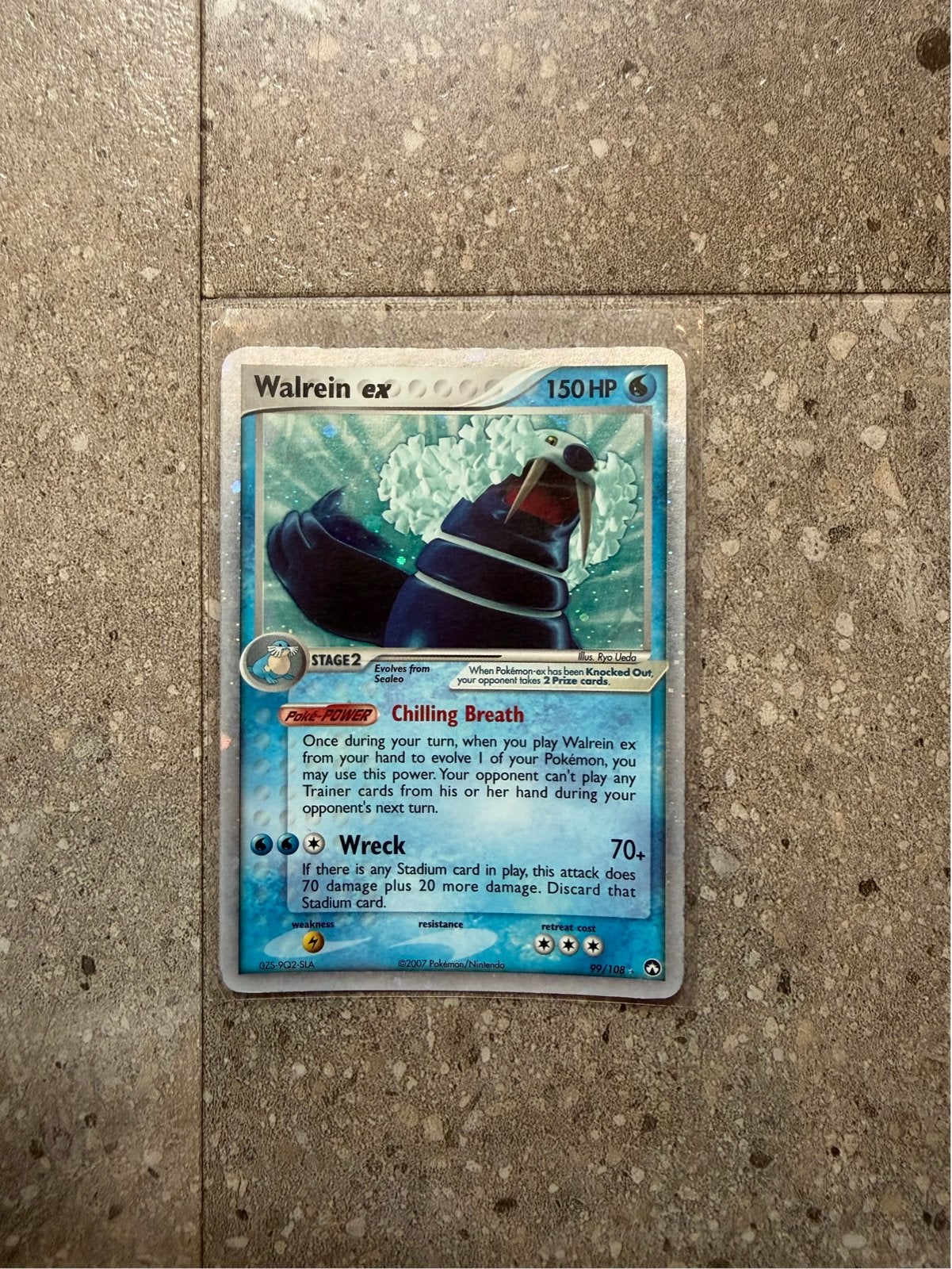 Walrein ex Pokémon kaart (Foil) - Power Keepers, Ophalen of Verzenden, Gebruikt, Losse kaart, Foil