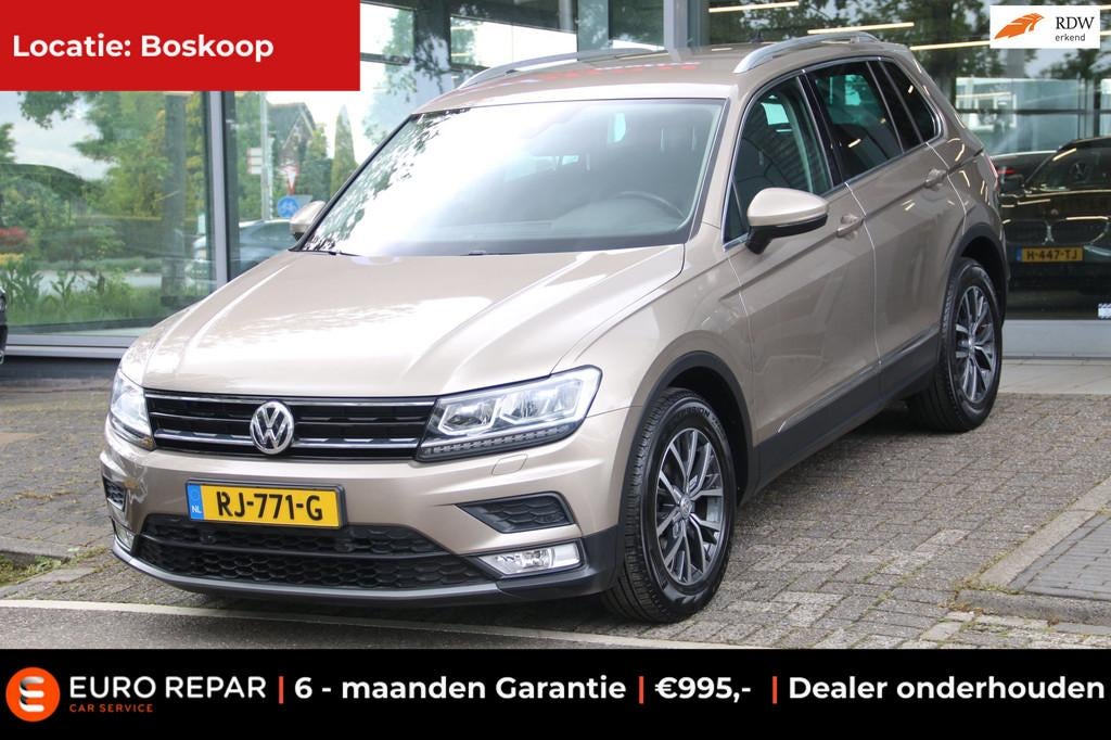 Volkswagen Tiguan 1.4 TSI ACT Comfortline AUTOMAAT TREKHAAK!, Euro 6, 4 cilinders, 150 pk, Geel