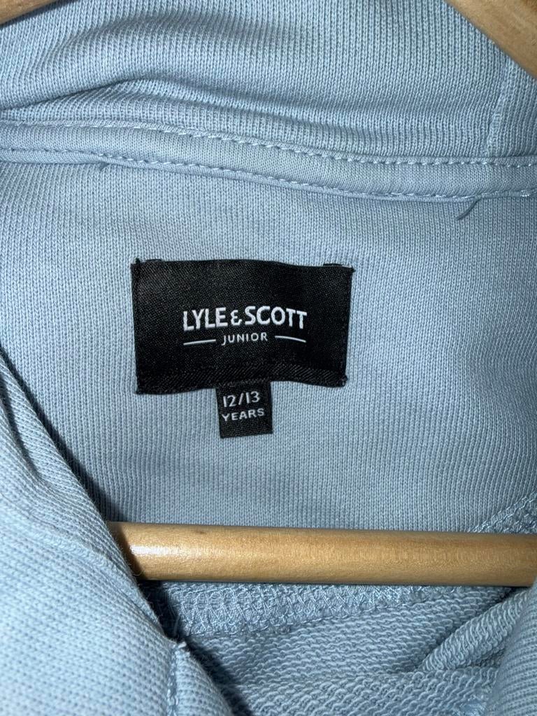 Lyle & Scott junior hoodie 12/13 jaar licht blaue, Ophalen of Verzenden, Zo goed als nieuw, Jongen, Trui of Vest