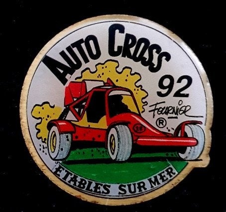 Auto Cross 92 pin, Verzenden, Nieuw, Sport, Speldje of Pin