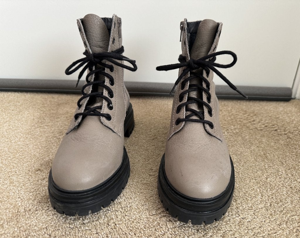 Veterlaarzen Manfield, maat 37, Kleding | Dames, Schoenen, Zo goed als nieuw, Lage of Enkellaarzen, Overige kleuren, Verzenden