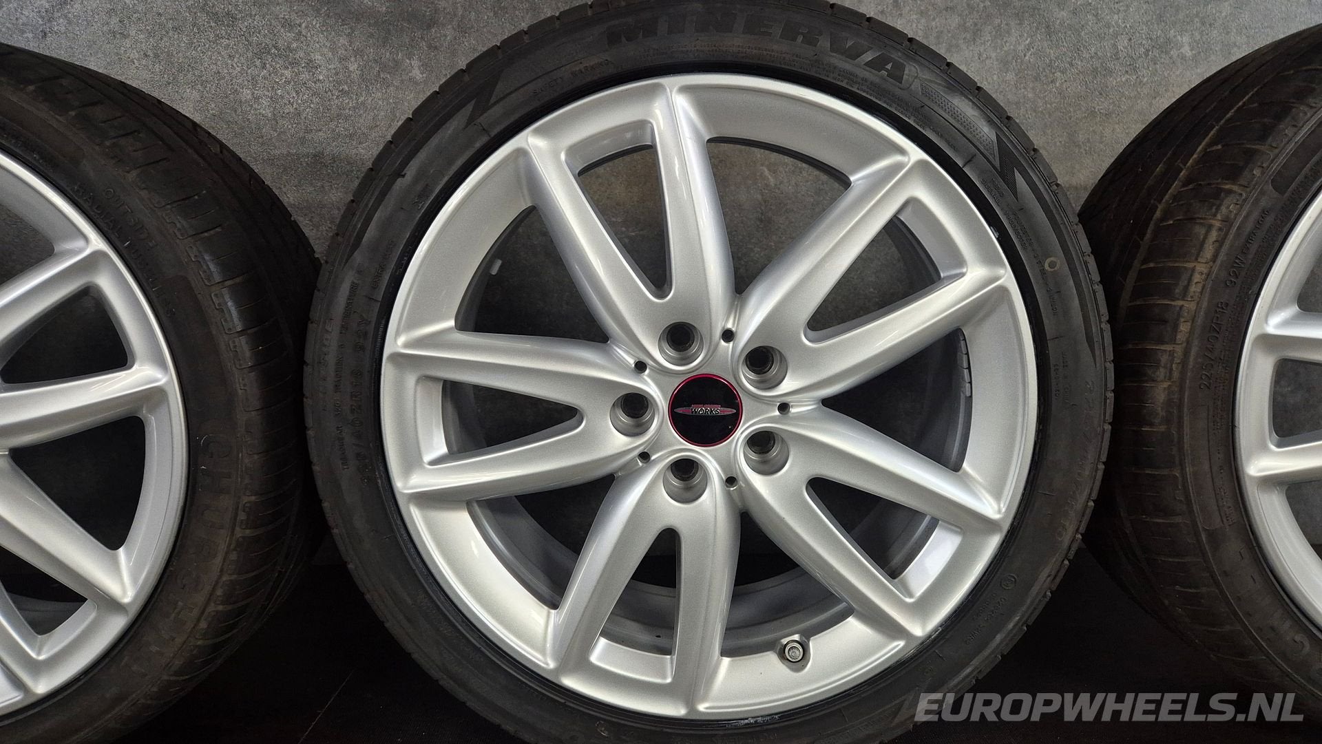 18 inch mini velgen clubman F54 F55 F56 JCW 518 zomerbanden