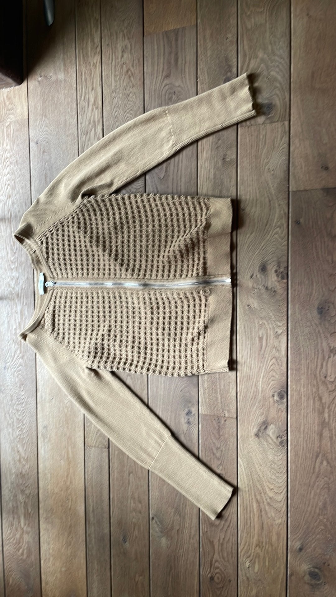 Turnover Vest dames, Ophalen of Verzenden, Zo goed als nieuw, Maat 38/40 (M), Beige