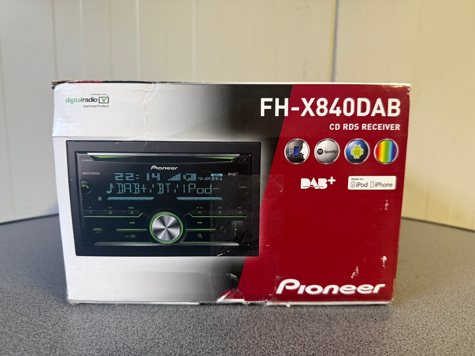 Pioneer FH-X840DAB Autoradio Dubbel din CD Tuner-USB-DAB+ -, Auto diversen, Autoradio's, Ophalen of Verzenden, Nieuw