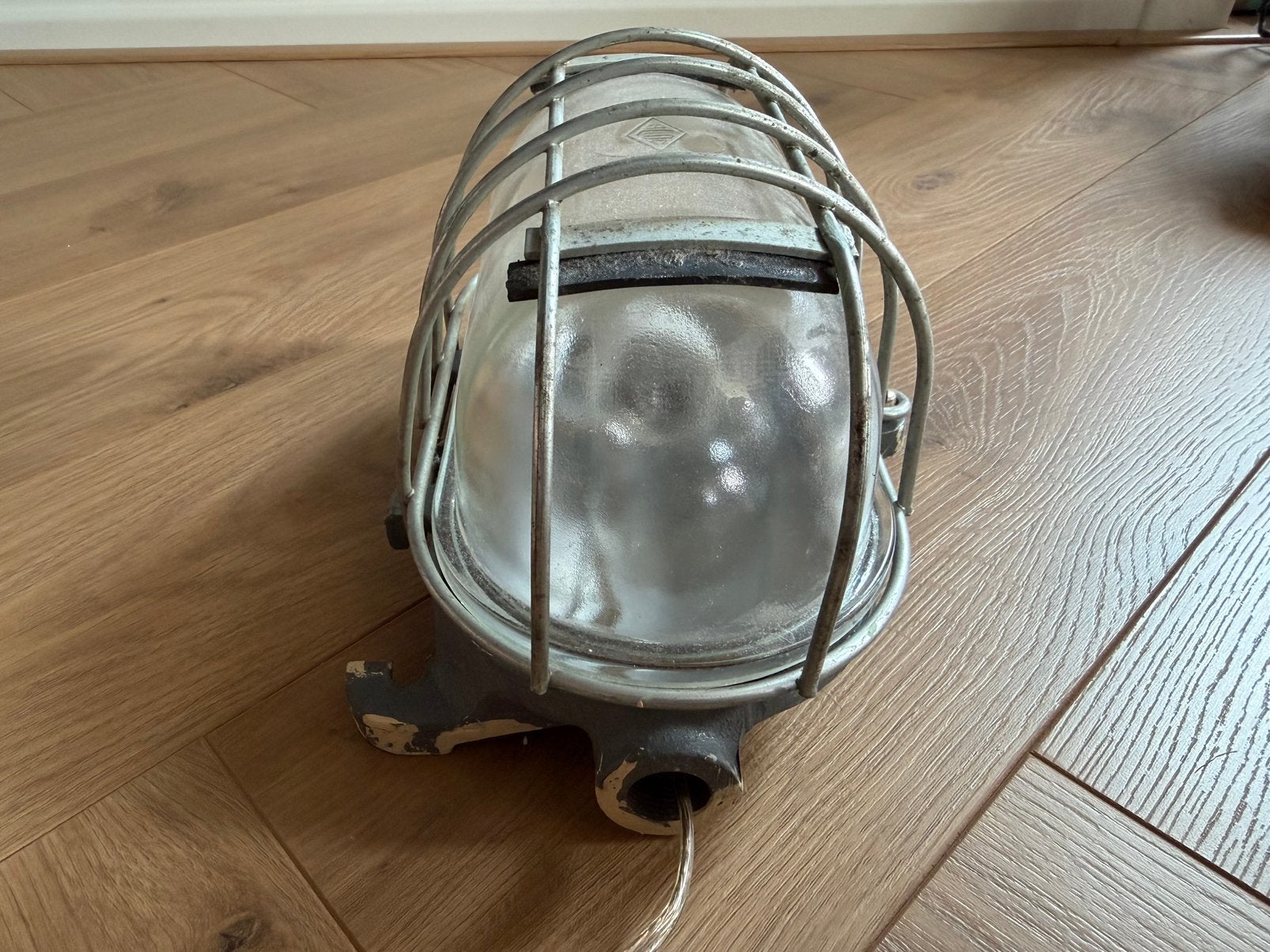 Industriele Bully Lamp | Zwaar, Ophalen of Verzenden, Zo goed als nieuw