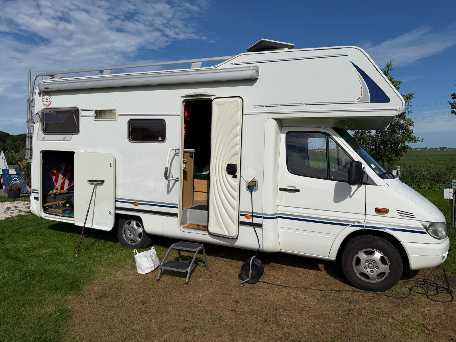 Mercedes Benz 313 CDI Rotec 655 Alkoof - Ruim, compleet!, T.E.C., Particulier, Fietsenrek, 6 tot 7 meter