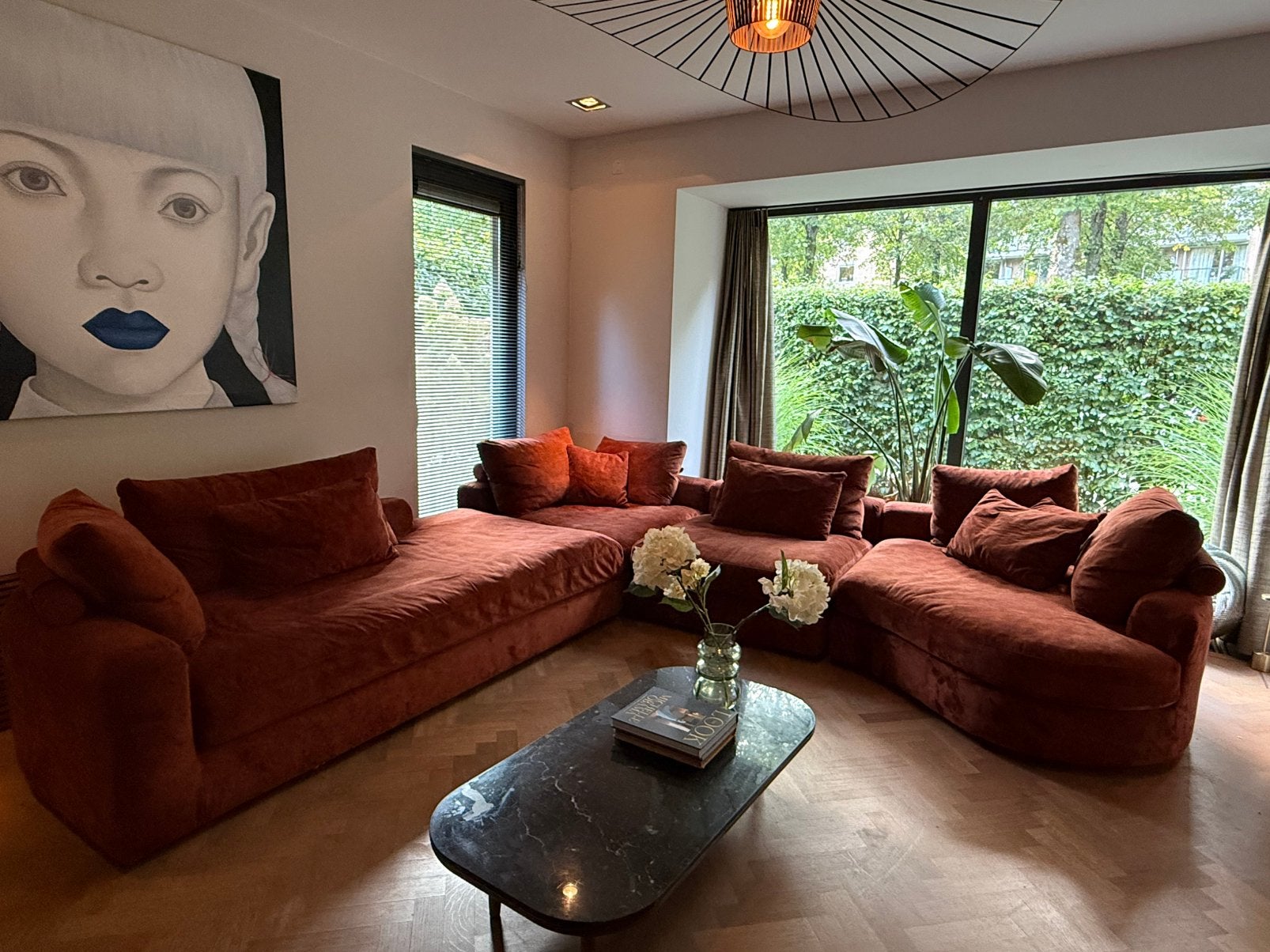 Noxx modulaire hoekbank – in de kleur Adore Copper, Ophalen, Zo goed als nieuw, Stof