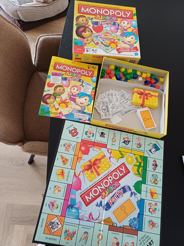 Monopoly junior party, Ophalen of Verzenden, Zo goed als nieuw
