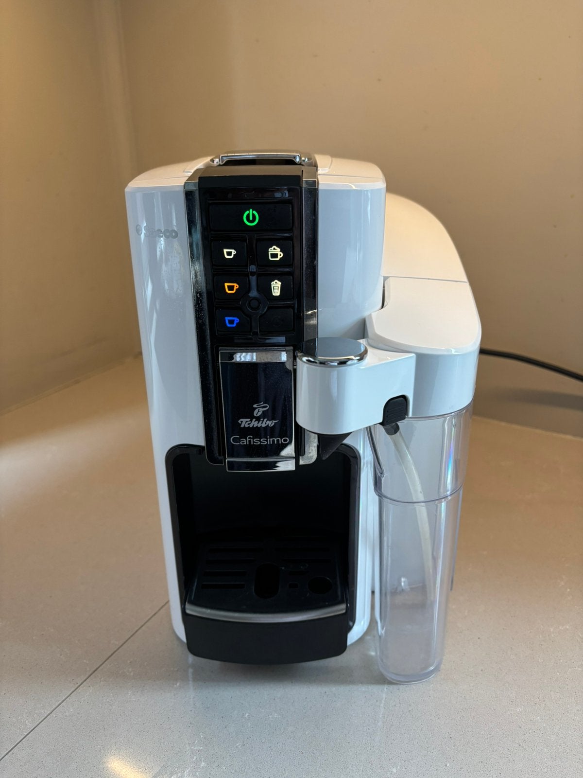 Koffiezetapparaat Saeco cafissimo, Witgoed en Apparatuur, Koffiezetapparaten, Ophalen of Verzenden, Zo goed als nieuw, Koffiemachine