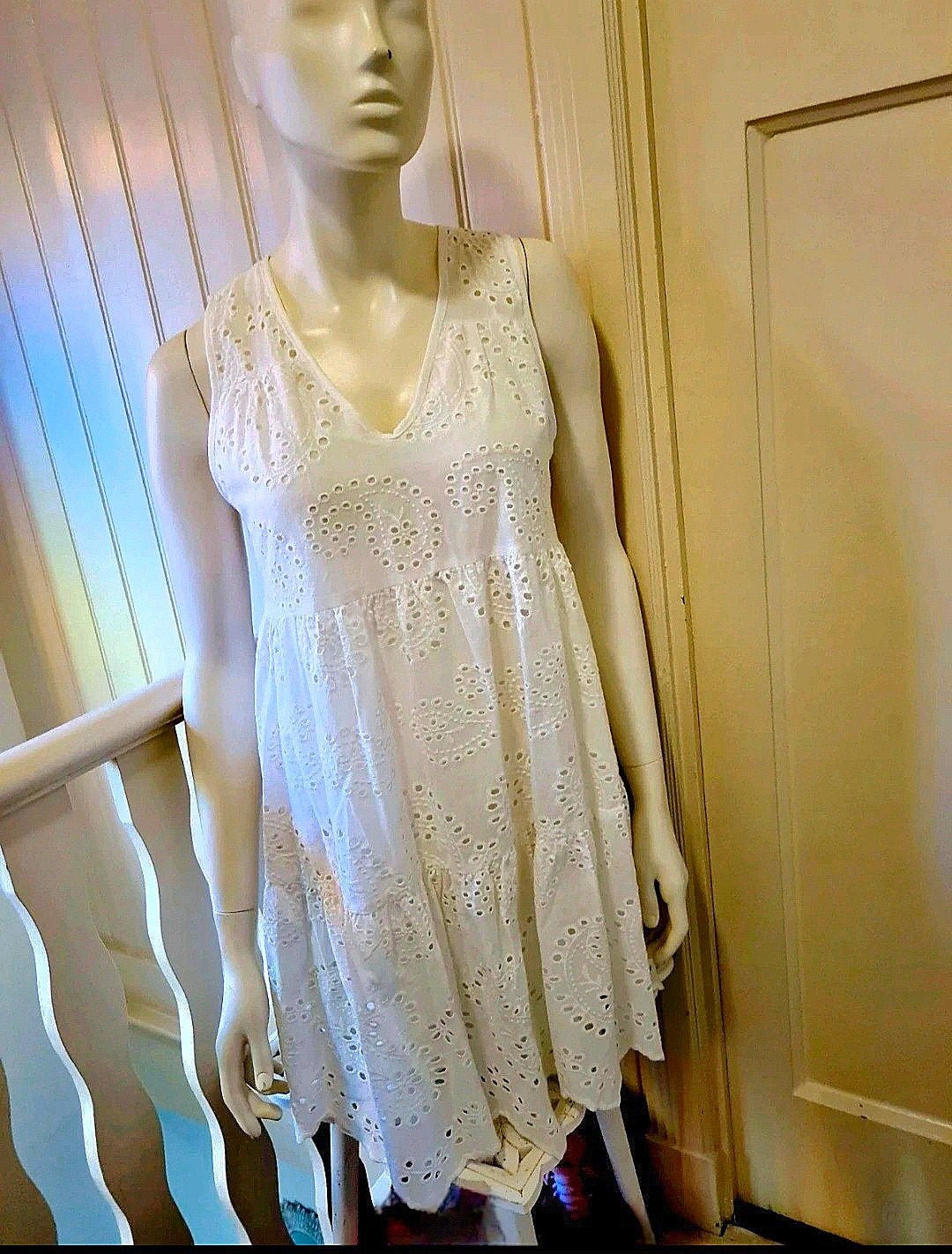 Boho jurk, maat M, Ophalen of Verzenden, Nieuw, Maat 38/40 (M), Wit