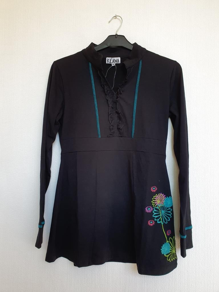 Keawa tuniek, Maat 38/40 (M), Zwart, Nieuw, Ophalen of Verzenden