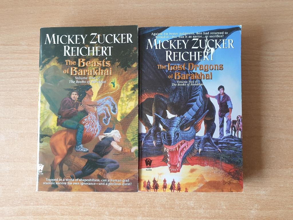 Mickey Zucker Reichert - Books of Barakhai 1 & 2, Boeken, Fantasy, Gelezen, Ophalen of Verzenden