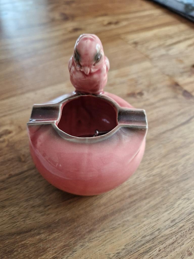 Asbak keramiek met vogeltje, Ophalen of Verzenden, Zo goed als nieuw, Asbak