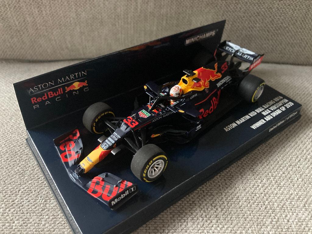 ✅ Max Verstappen 1:43 Winner Abu Dhabi GP 2020 Red Bull RB16, Verzamelen, Automerken, Motoren en Formule 1, Ophalen of Verzenden