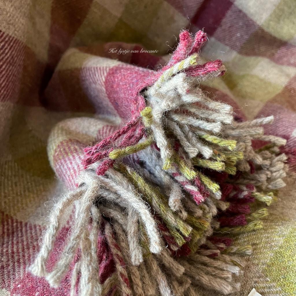 Iers wollen McNutt plaid Forever Orchard, Westdijk 41 3241 GT Middelharnis, Ophalen of Verzenden, Info@hetlijstjevanbrocante.nl