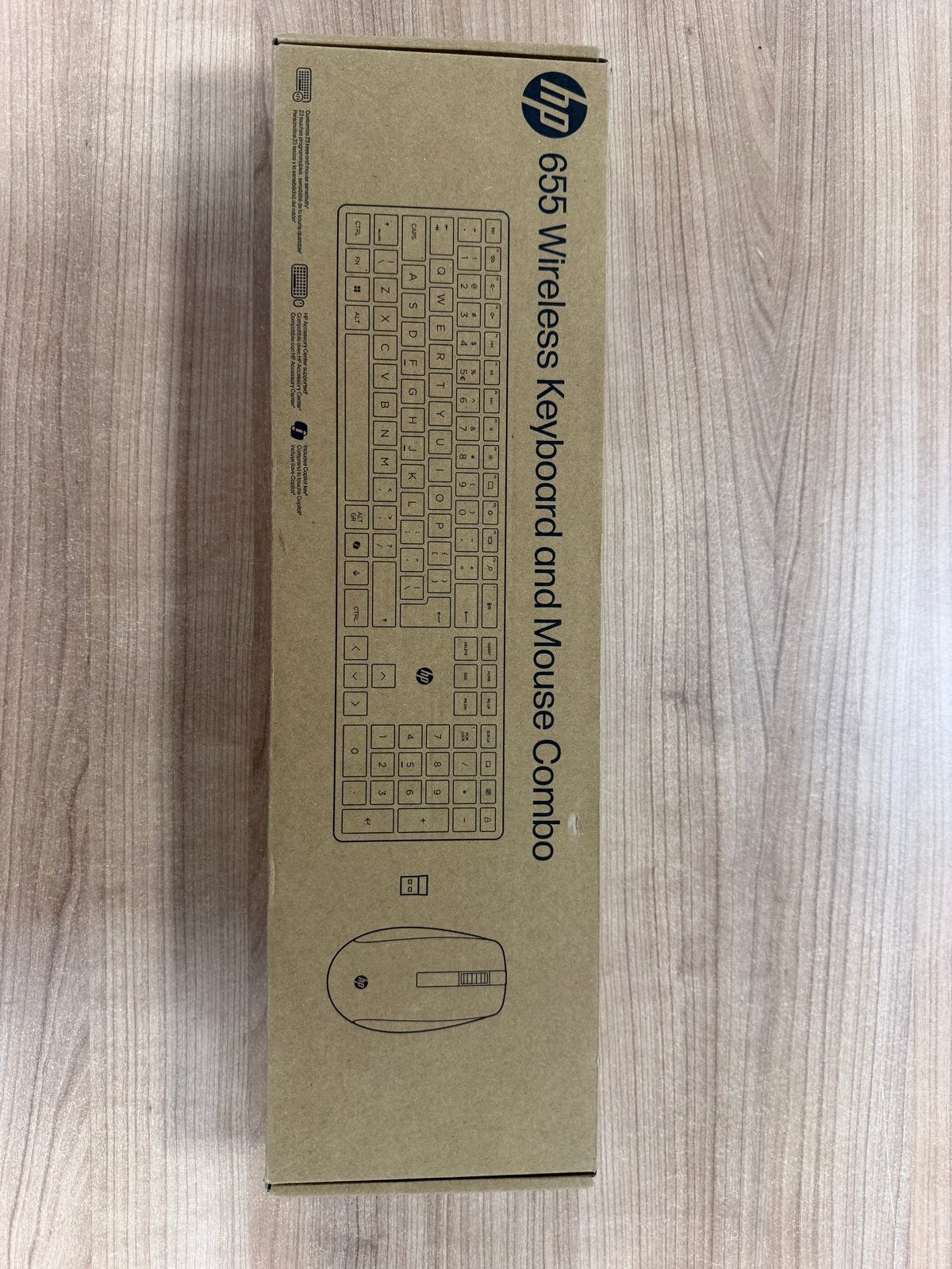HP 655 Draadloos Toetsenbord en Muis Combo - Nieuw, Computers en Software, Toetsenbord en muis-set, Overige typen, Nieuw, Ophalen of Verzenden