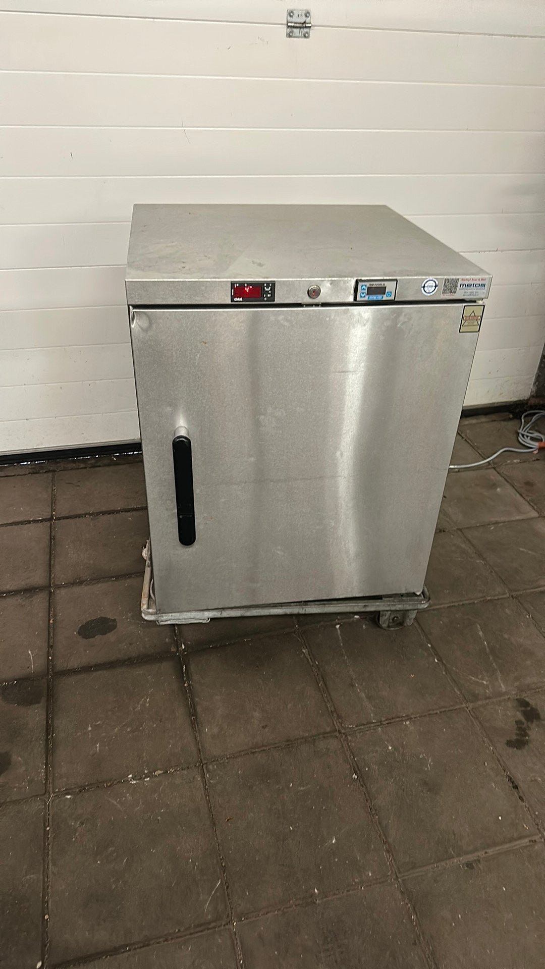 Koelkast met extra koelplaten rvs, Ophalen, Zonder vriesvak, 200 liter of meer, 60 cm of meer