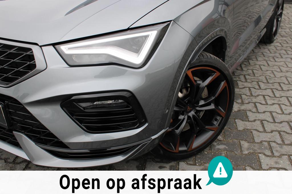CUPRA Ateca 2.0 TSI 301PK LIMITED/PANO/NAVI/VIRT/20''/BOM VO, Gebruikt, Zwart, 4 cilinders, 1984 cc