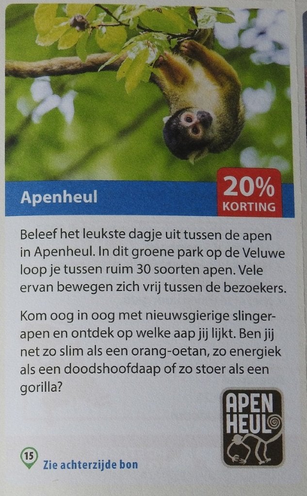 kortingsbonnen  Dierenparken  ( NR  1 ), Drie personen of meer, Kortingsbon, Overige typen