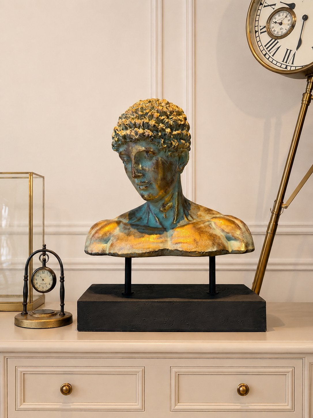 Baroque - Buste op Standaard - 53x44x26cm, Verzenden