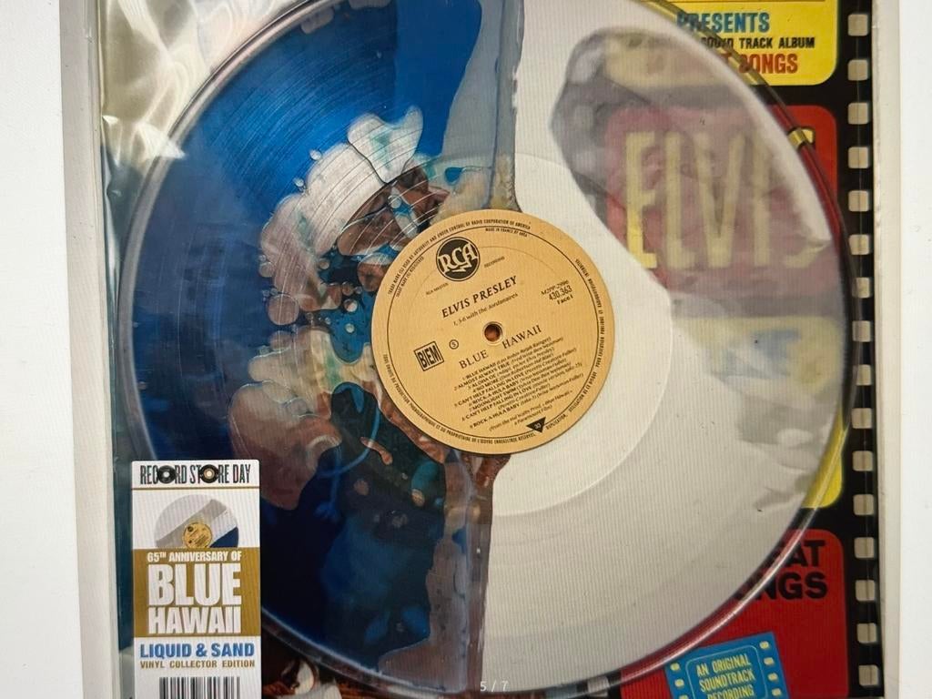Elvis Presley - Blue Hawaii - Liquid & Sand Vinyl, 2020 tot heden, Ophalen of Verzenden, 12 inch, Limited edition