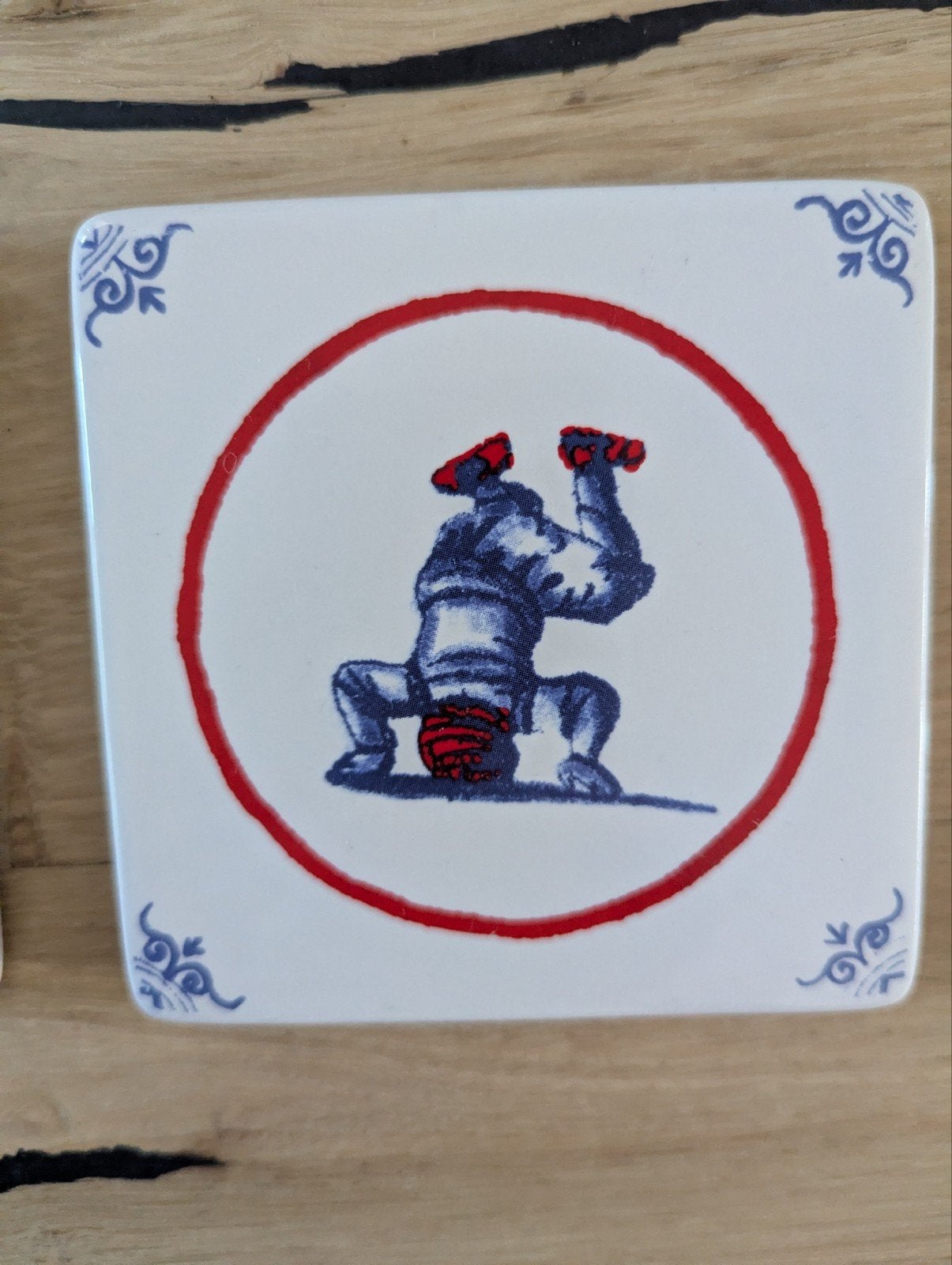 Set van 4 Douwe Egberts Hollandse Waaren onderzetters, Ophalen of Verzenden