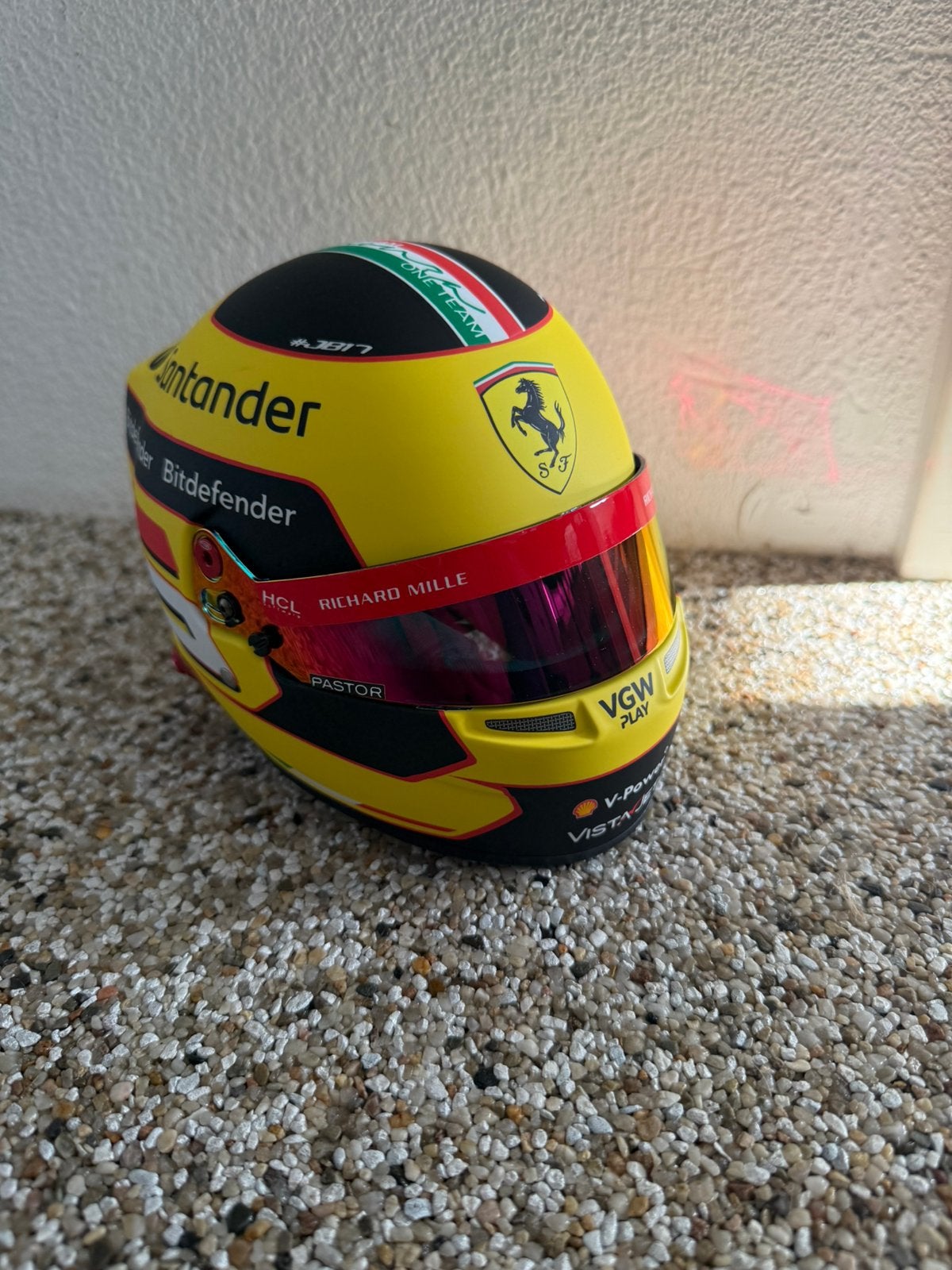 Leclerc helm 1:2 Monza GP 2023, Ophalen of Verzenden, Nieuw, Formule 1