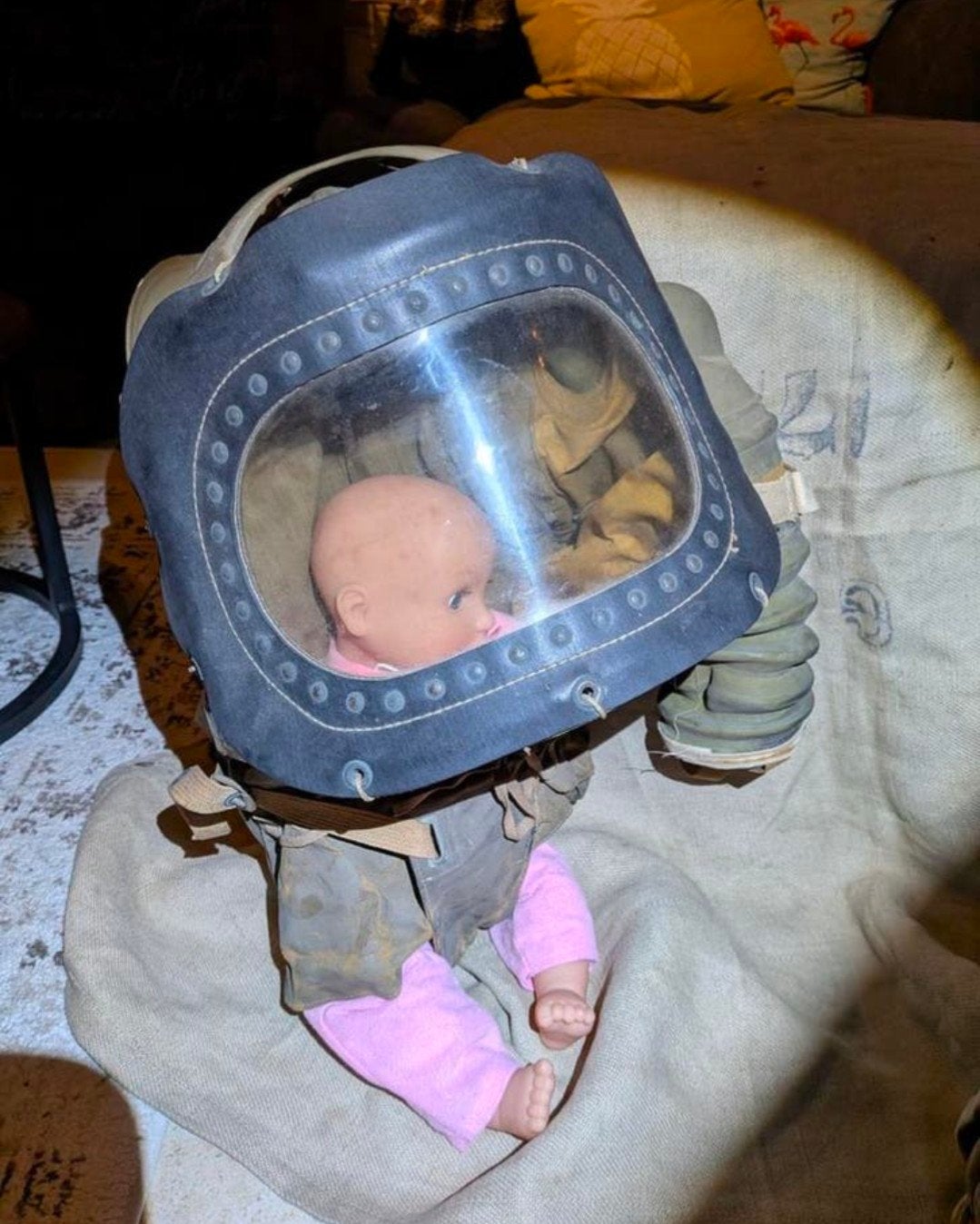 Zeldzaam WOII kinder Gasmasker, Ophalen of Verzenden, Overige soorten, Engeland, Overige typen
