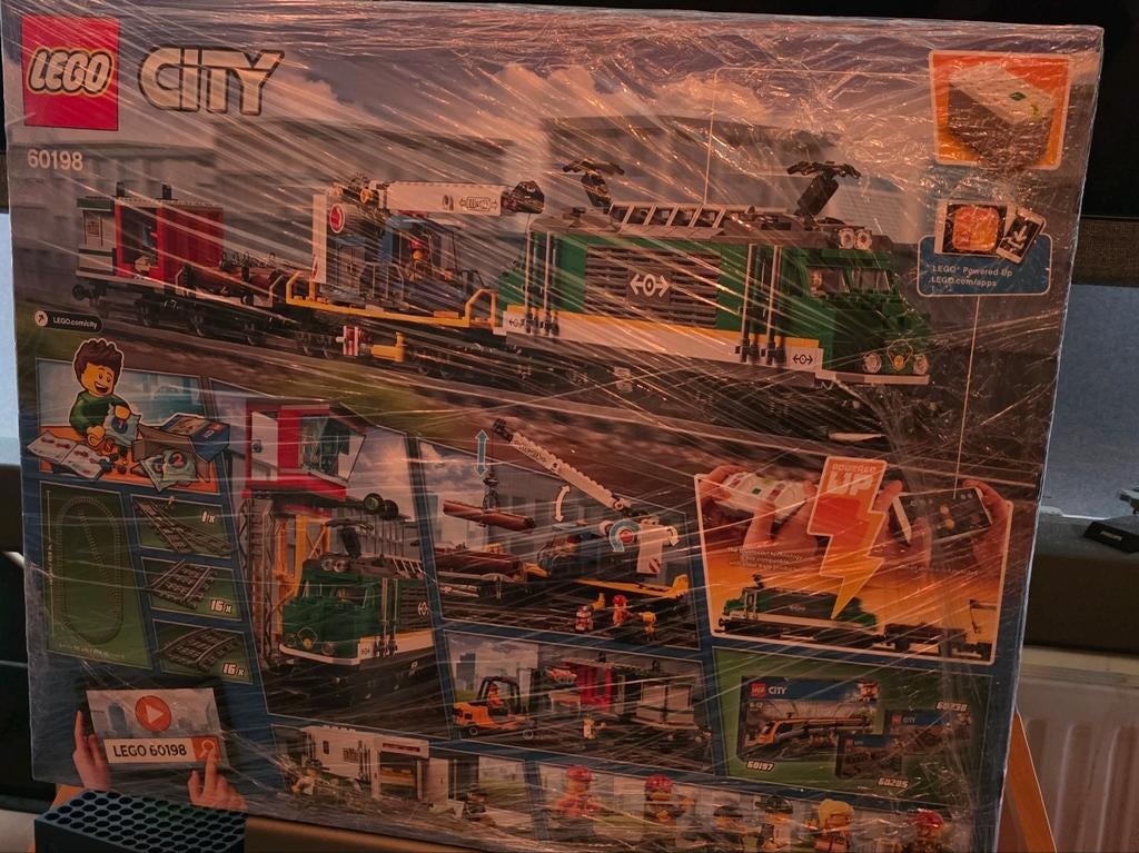 LEGO City 60198 Vrachttrein - Nieuw en Ongeopend, Ophalen, City, Inclusief minifiguren, Lego