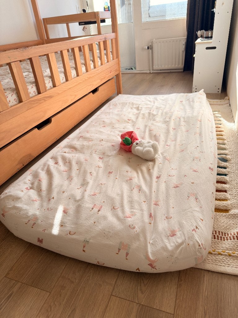 futon 90x200 100% organic cotton (like new) Handmade NL, Ophalen, Zo goed als nieuw