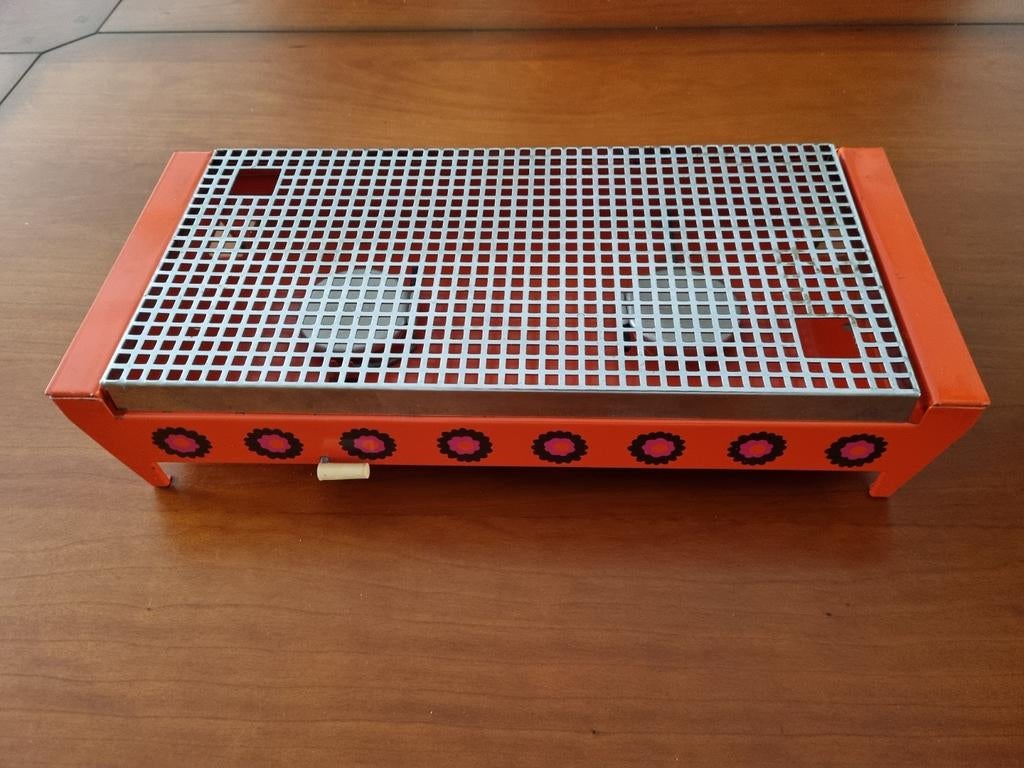 Vintage Oranje Rechaud Brabantia - Jaren '70 Design, Ophalen of Verzenden, Gebruikt, 4 t/m 7 personen