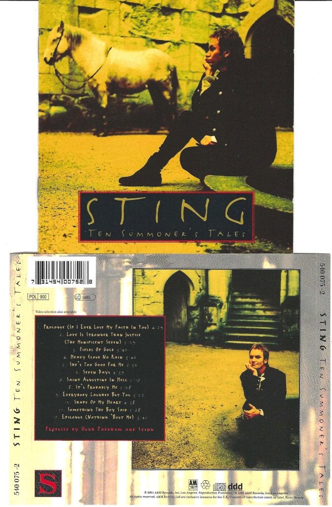 STING CD: TEN SUMMONER'S TABLE, Ophalen of Verzenden