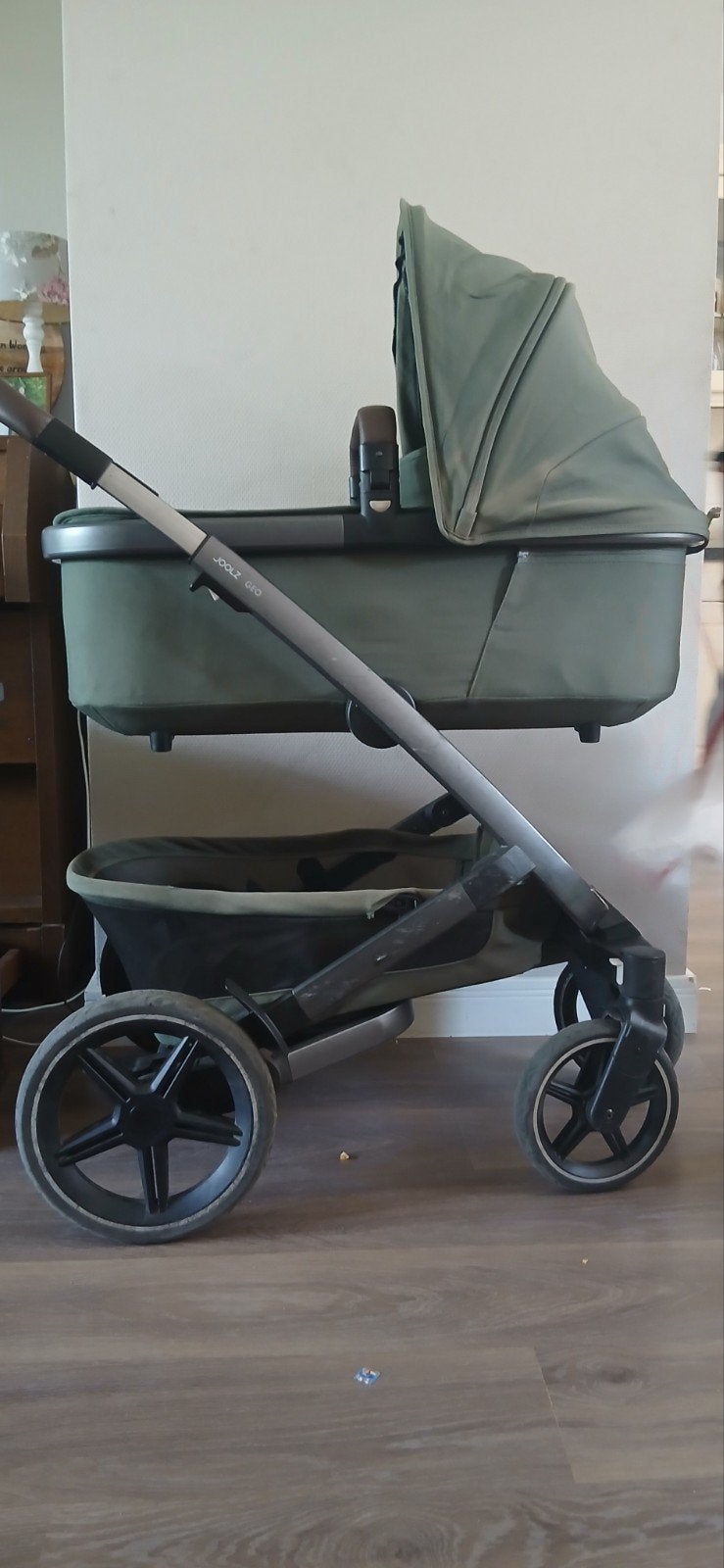 Joolz Geo 3 Combiwagen met wieg, zitje, beugel en zonnekap, Overige merken, Gebruikt, Ophalen of Verzenden, Combiwagen