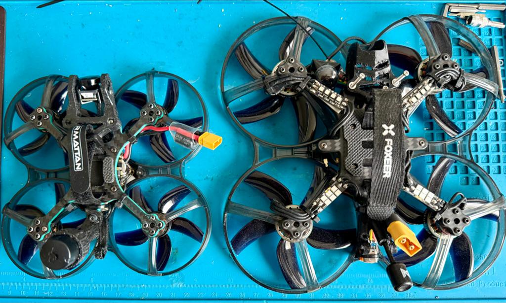 FPV Cinewhoop Drones (2 stuks), Audio, Tv en Foto, Drones, 250 tot 900 gram, Gebruikt, Cameradrone, 100 tot 1000 meter