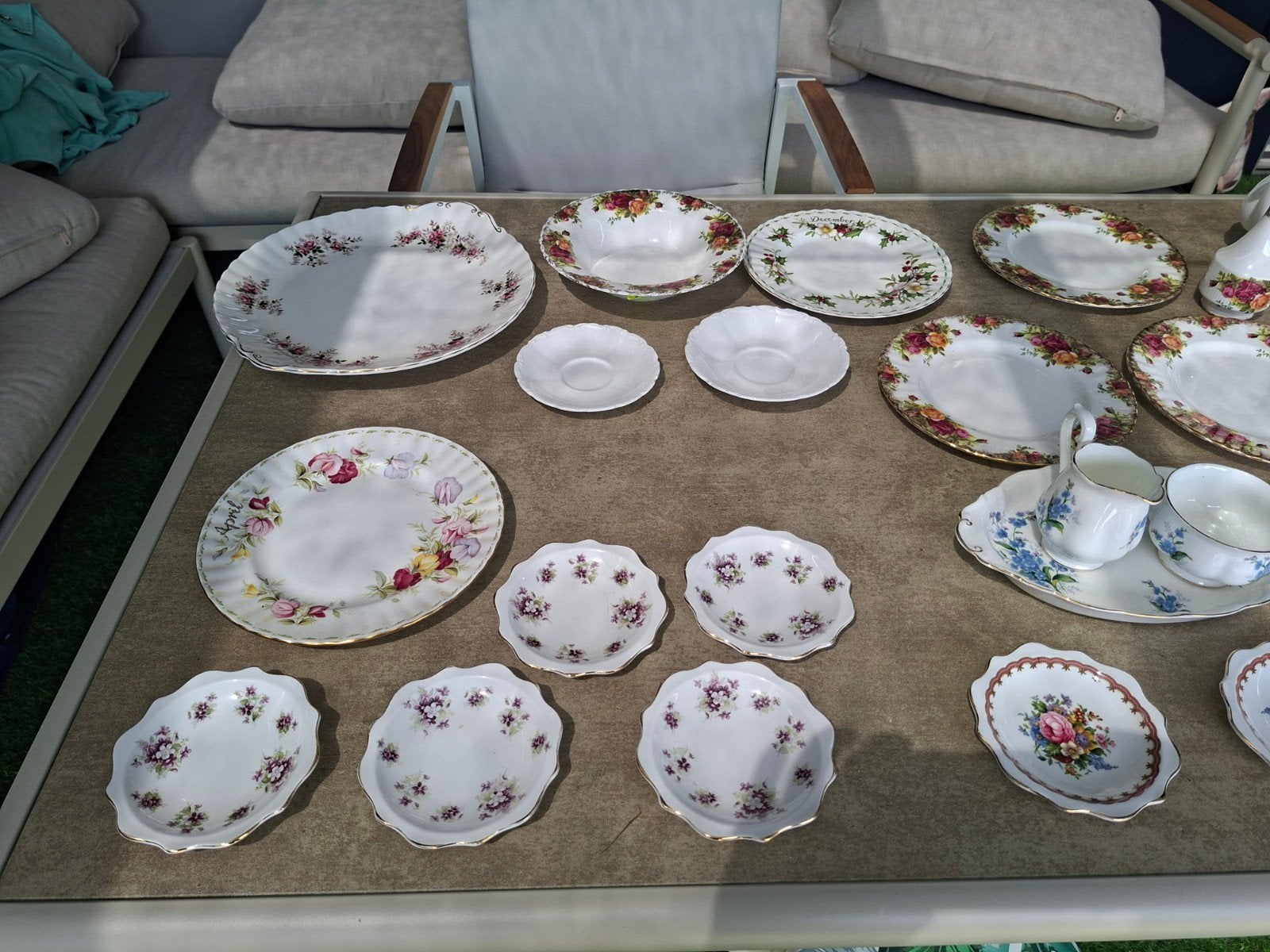 Uitgebreid  Servies Royal albert, Ophalen, Gebruikt, Vintage, Royal Albert