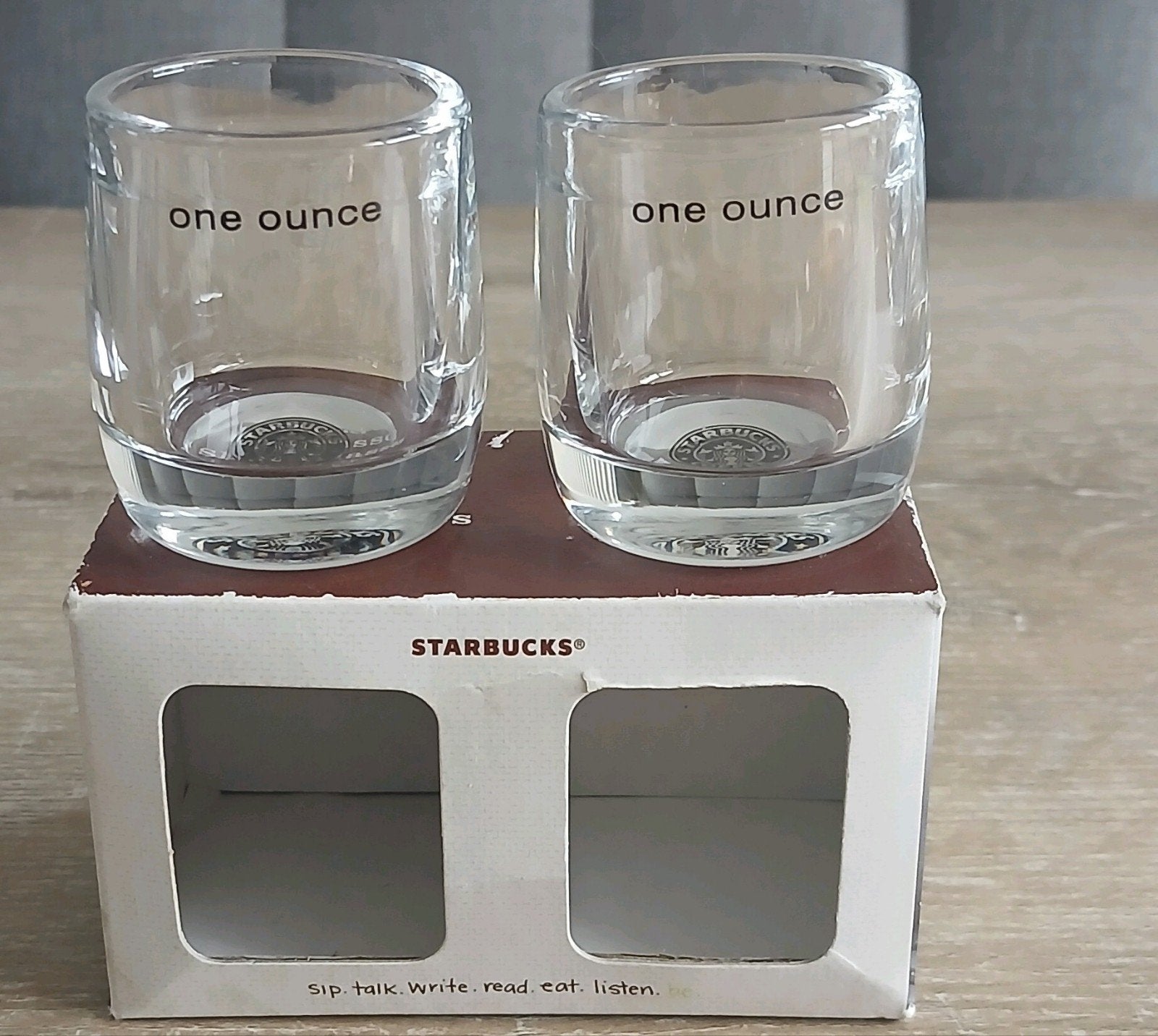 Starbucks koffie one ounce shot glas espresso glazen, Verzamelen, Glas en Borrelglaasjes, Ophalen of Verzenden, Nieuw, Overige typen