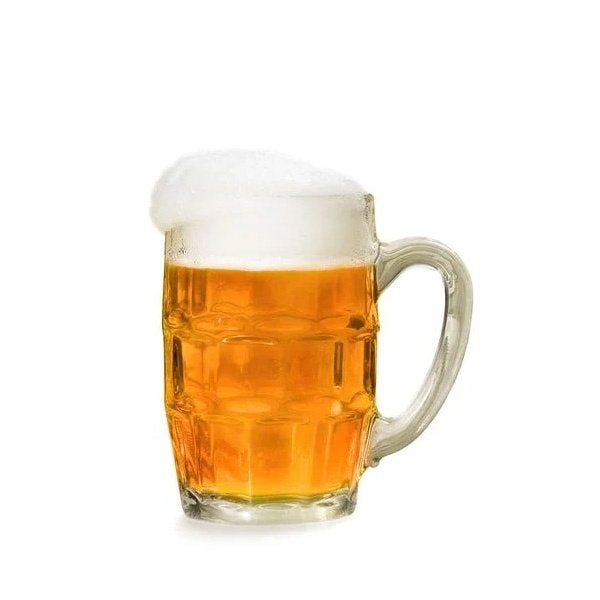 Oktoberfest bierpullen huren – Glas / kunststof, Ophalen of Verzenden, Zo goed als nieuw, Overige