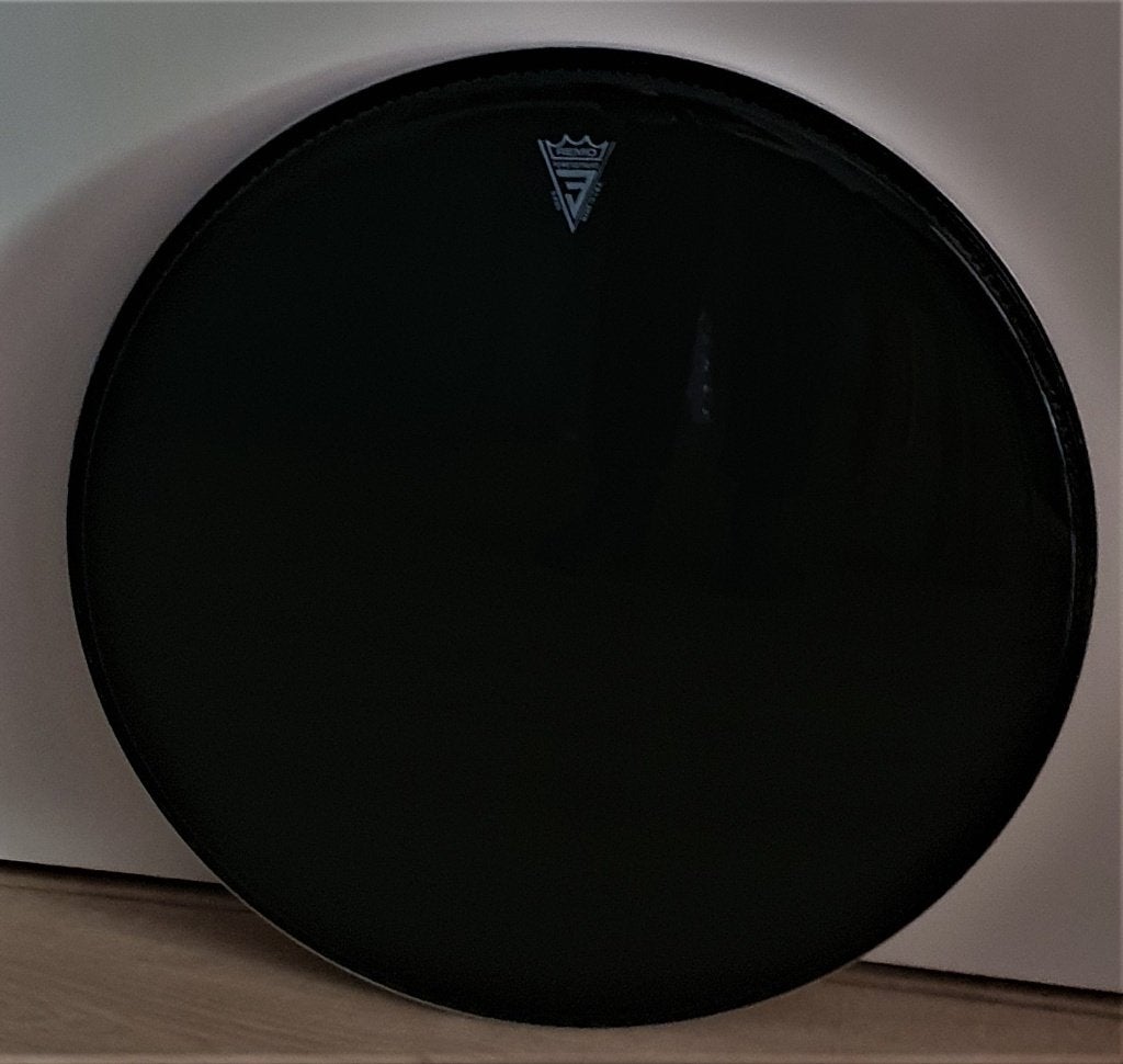 BASSDRUMVEL 20" REMO WEATHERKING EBONY POWERSTROKE 3 BASS, Ophalen of Verzenden, Nieuw, Drums of Percussie
