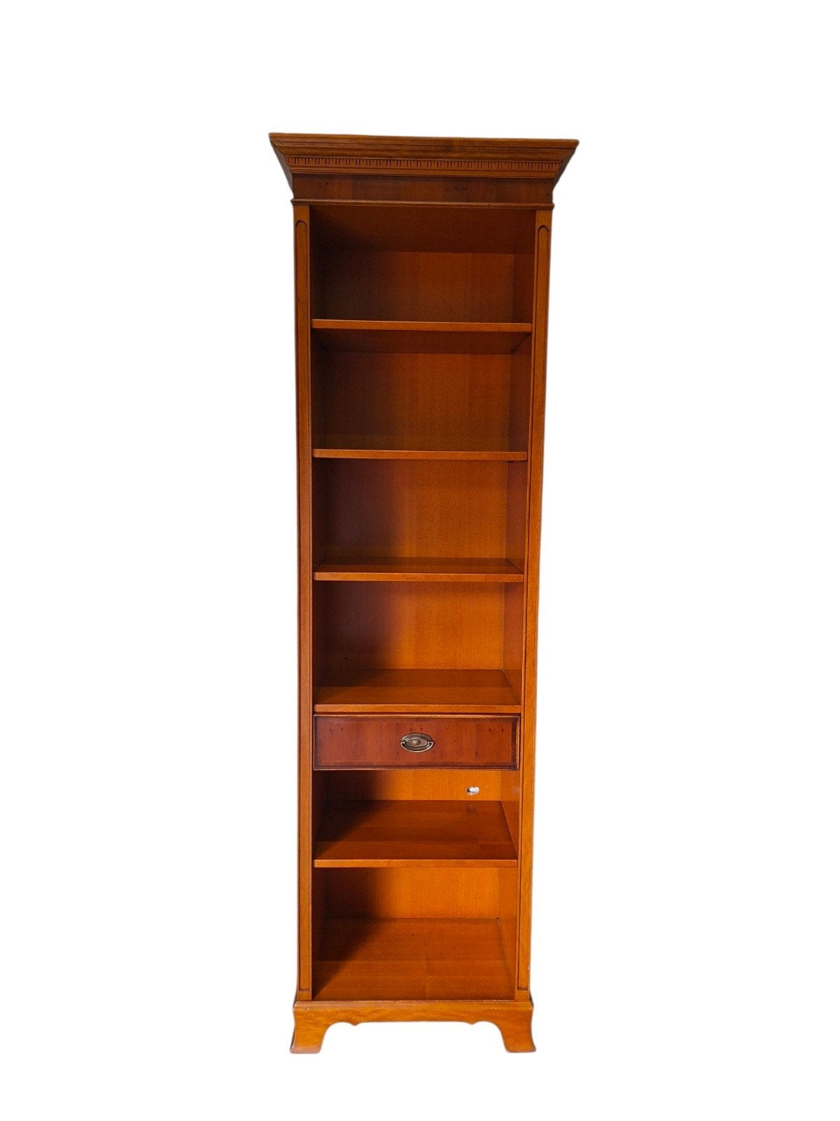 Klassieke Heldense boekenkast, klein gaatje in achterwand, Ophalen of Verzenden, 25 tot 50 cm
