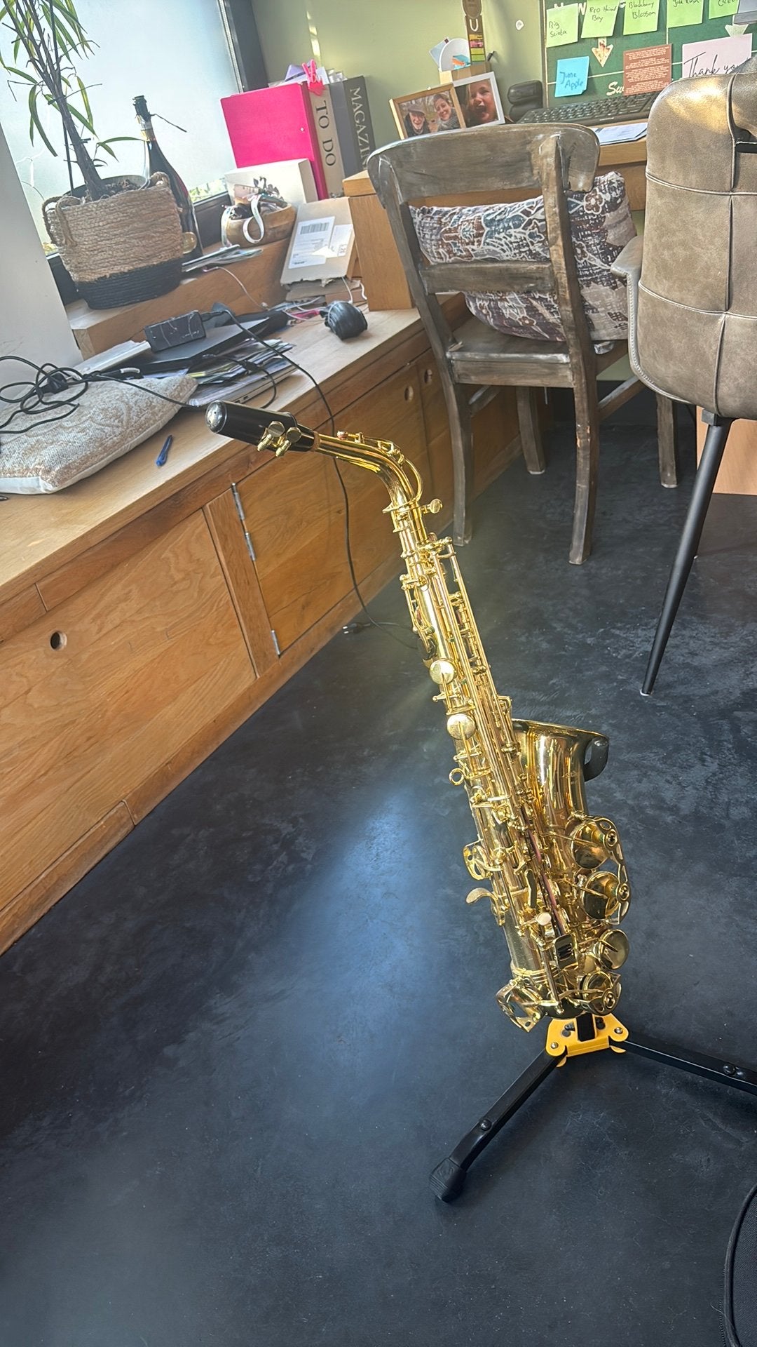 Alt Saxofoon, merk Stagg, Ophalen of Verzenden, Zo goed als nieuw, Alt