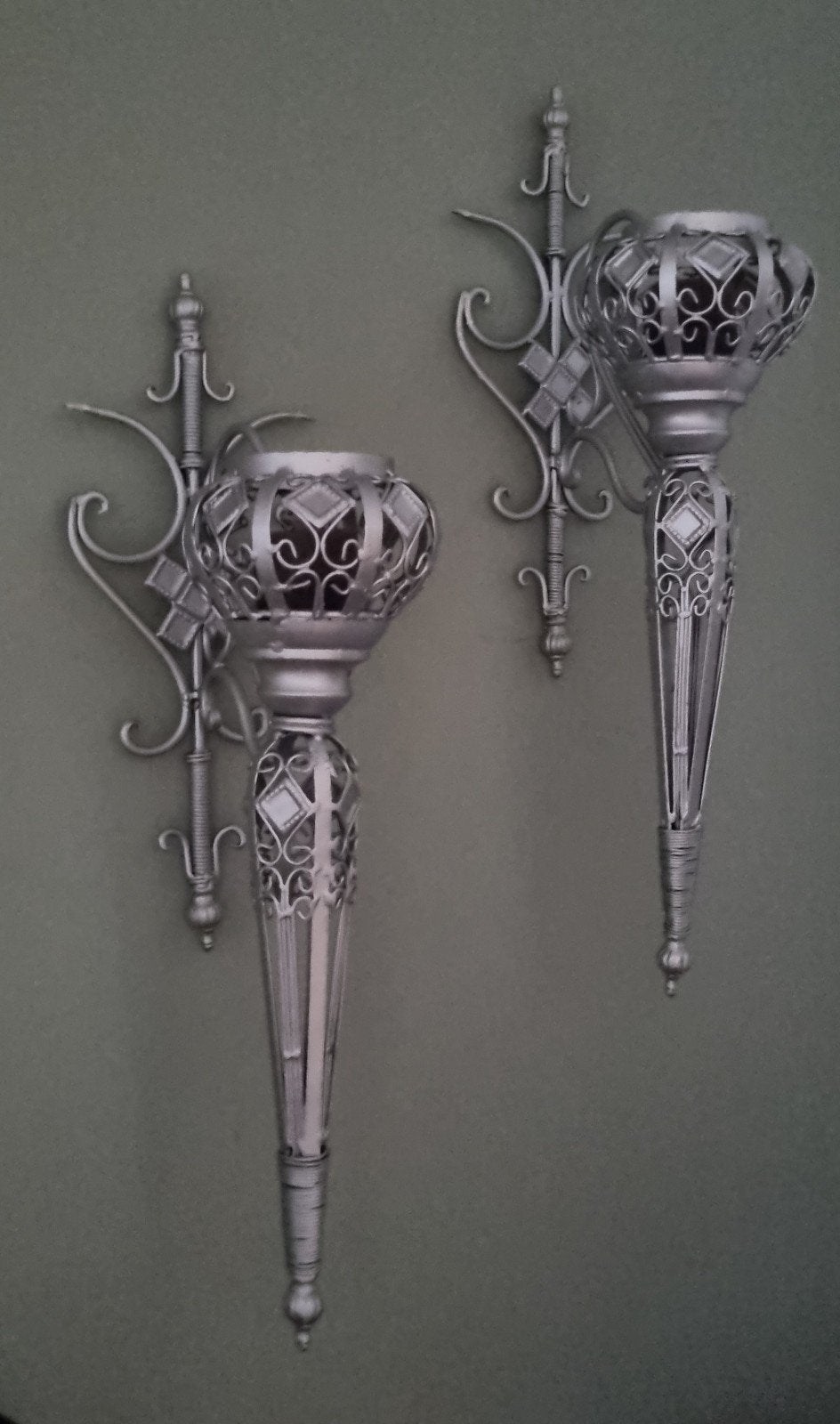 smeedijzeren kandelaren, Antiek en Kunst, Ophalen