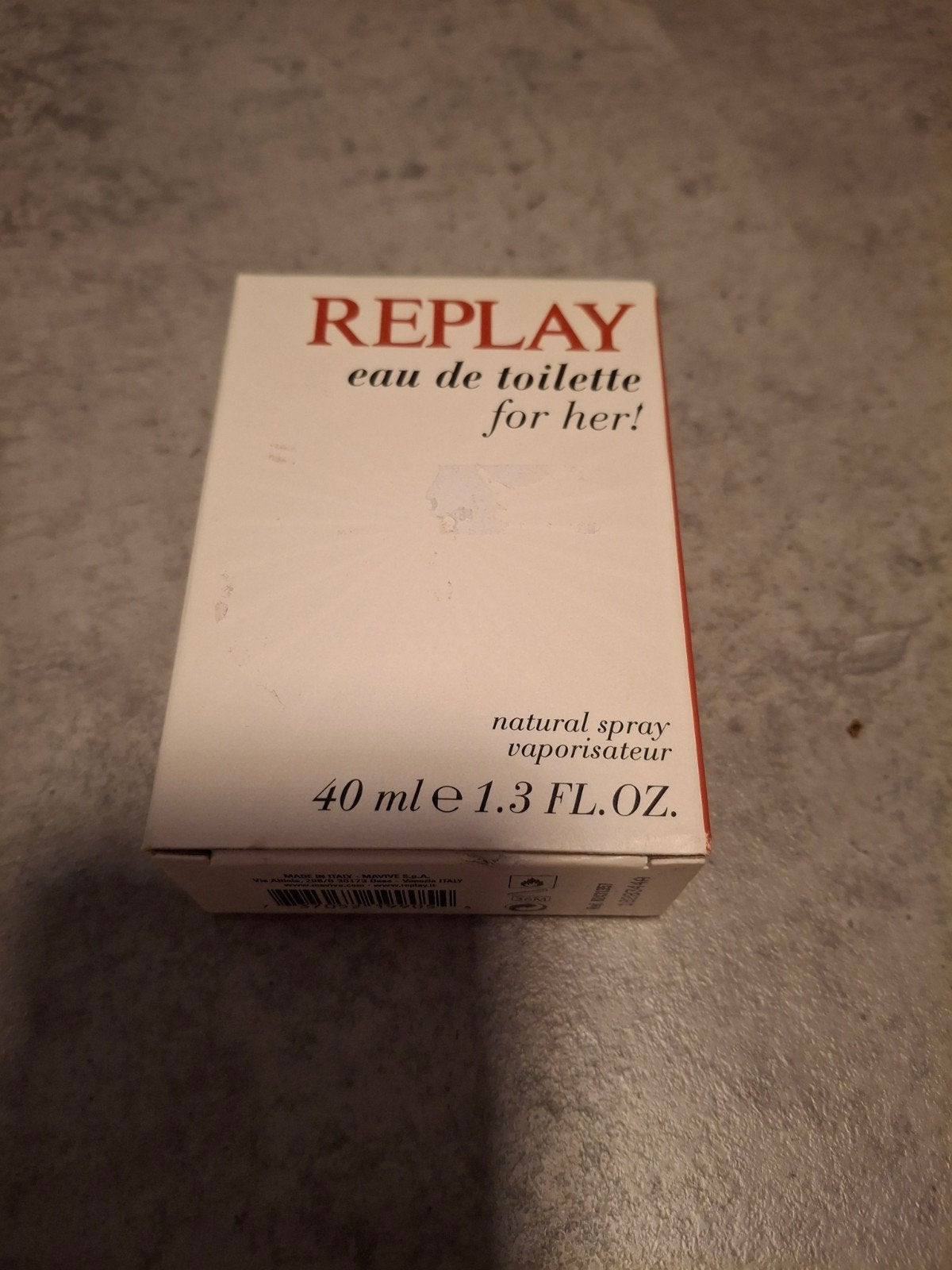 Replay Eau de Toilette For Her! 40ML Parfum, Ophalen of Verzenden, Zo goed als nieuw