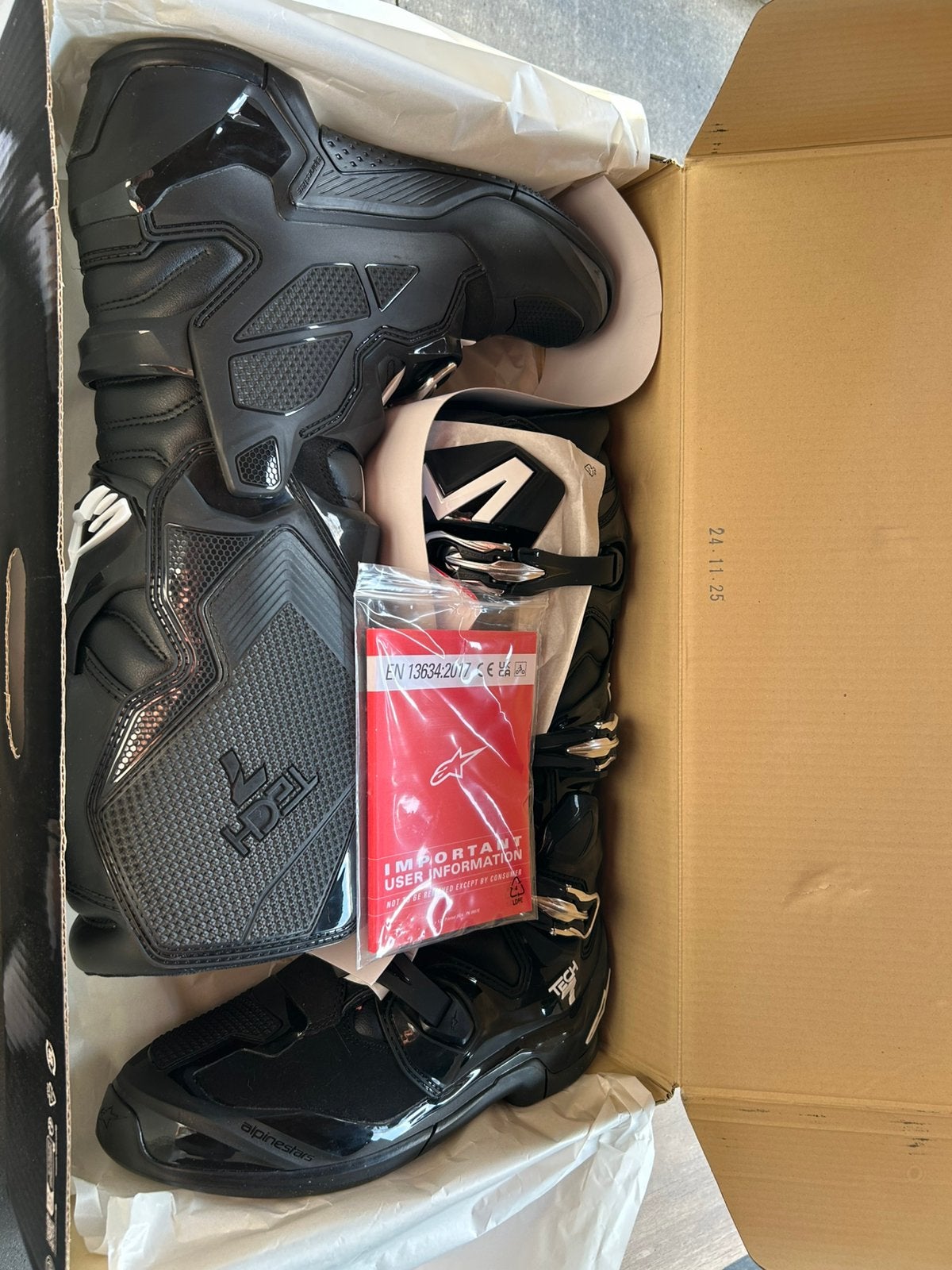 Alpinestars Tech 7 Zwart, Motoren, Kleding | Motorkleding, Ophalen, Nieuw met kaartje, Heren, Laarzen