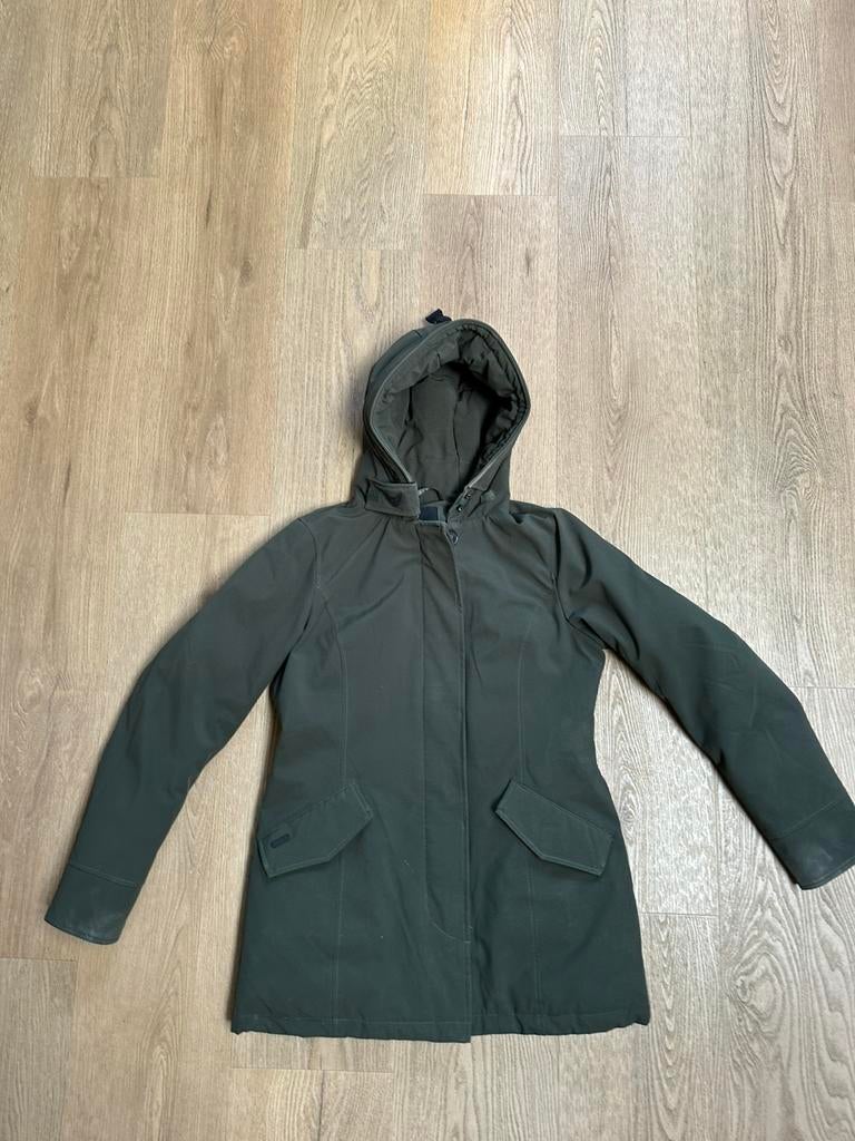 Jas airforce XS, Kleding | Dames, Jassen | Winter, Ophalen of Verzenden, Gedragen, Maat 34 (XS) of kleiner, Groen