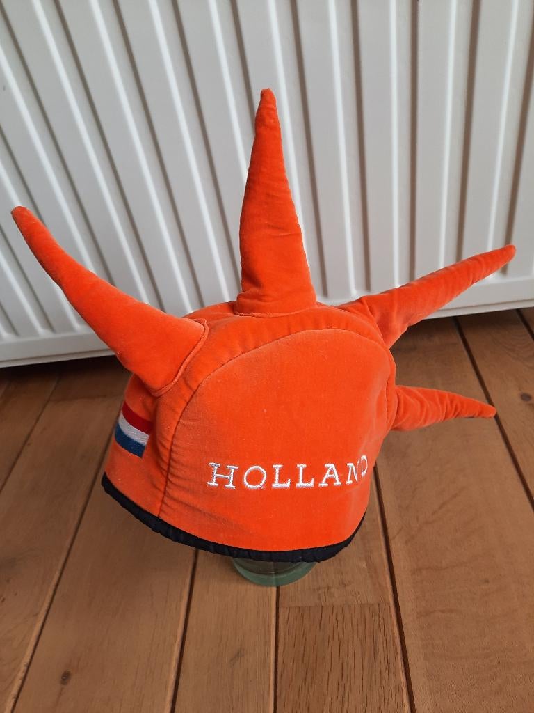 WK ORANJE VOETBAL hanekam muts Holland, Ophalen of Verzenden, Oranje of Koningsdag