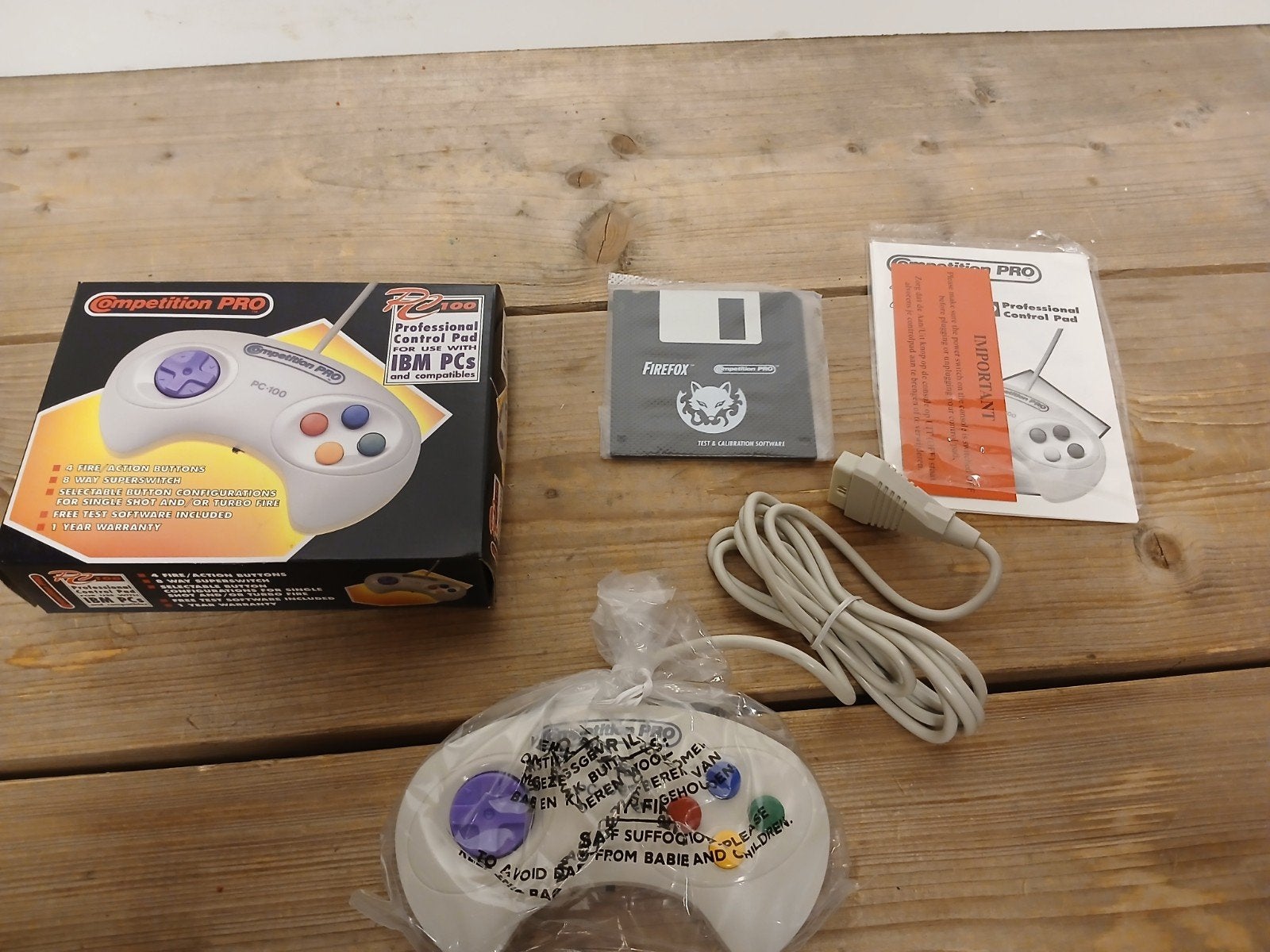 competition pro pc-100 controller voor ibm pc nieuw, Computers en Software, Ophalen of Verzenden